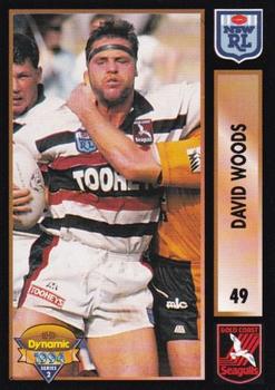 1994 Dynamic Rugby League Series 2 #49 David Woods Front